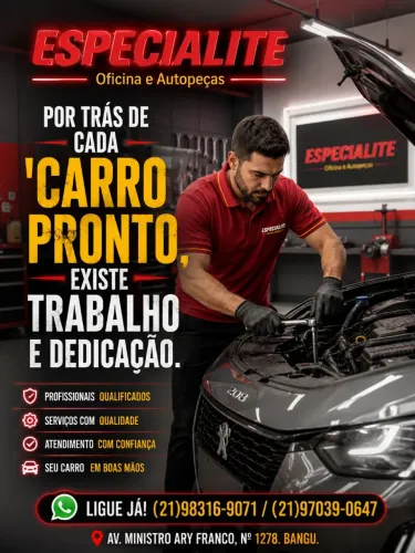 Oficina ESPECIALITE - Serviço Automotivos de Excelência 
