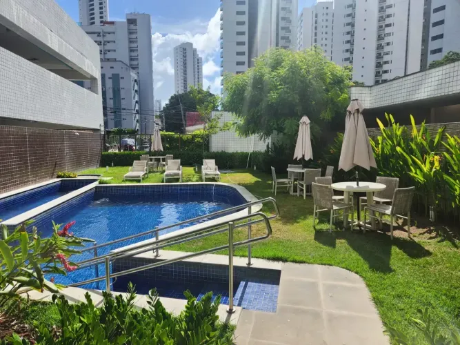 ROSARINHO - Studio com 28 m² 1 quarto, lazer com piscina
