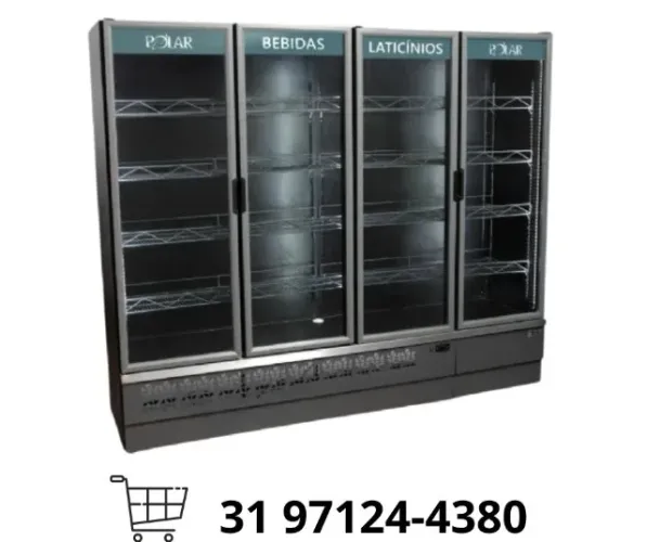 Refrigerador de Bebidas 4 Portas Polar Novo