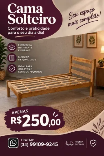 Cama de Solteiro