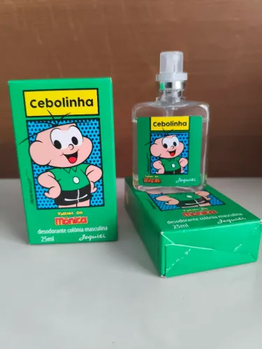 Cebolinha Desodorante Colônia masculina 25ml, kit com 2 unid