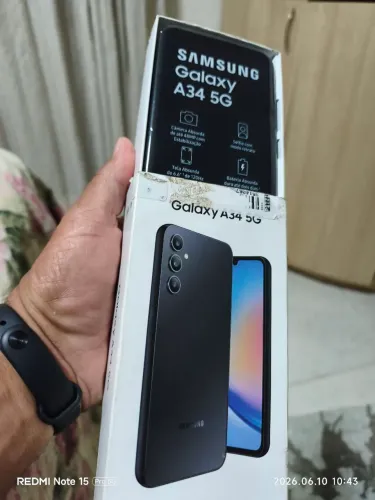 Samsung A34 5g com 128gb e 6 de Memória ram 