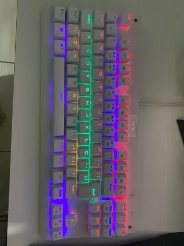 Teclado mecanico Redragon Dark avenger white