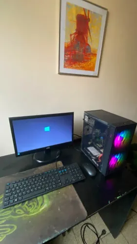 Pc gamer Completo, Processador core i5, 500gb, 8gb de ram, placa de video 2gb, monitor 18 
