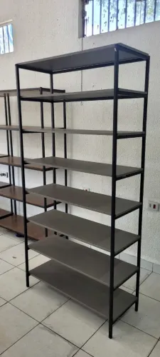 PRATILEIRA FERRO COM MDF