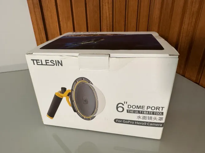 Dome Telesin 6 Polegadas para GoPro Hero 9 e 10