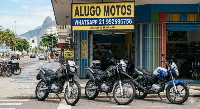 Alugo motos para trabalho