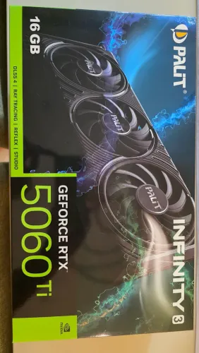 RTX 5060ti 16GB placa de vídeo nvidia gamer 5060 TI 16 GB palit infinity pc computador