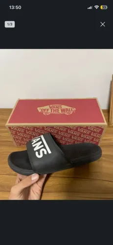 Chinelo vans original preto