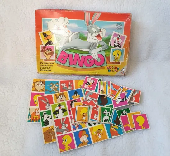 Jogo Bingo Looney Tunes dos anos 90