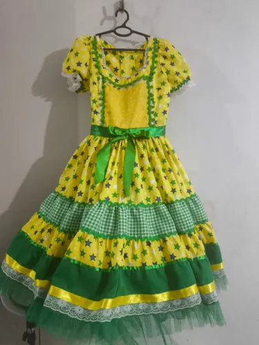 Vestido quadrilha