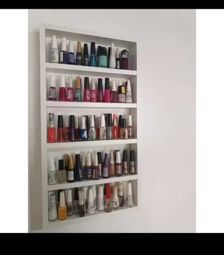 Nichos madeiras, expositor de esmalte
