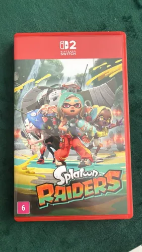 Splatoon Raiders Nintendo switch 2 mídia física