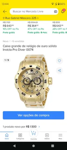 Vendo Relógio Invicta 