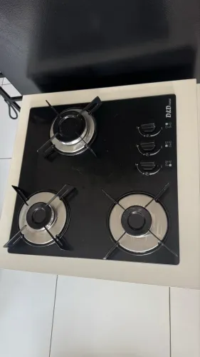 Fogão Cooktop 3 bocas - seminovo