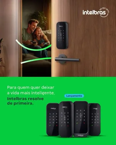 Fechadura digital Intelbras (equipamento já instalado)