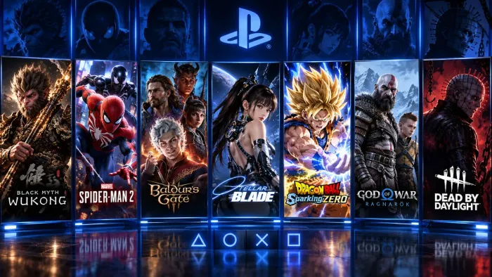 Lote Completo de Jogos PS4 e PS5 ? Wukong, Spider-Man 2, BG3 (Apenas o Pacote Fechado)