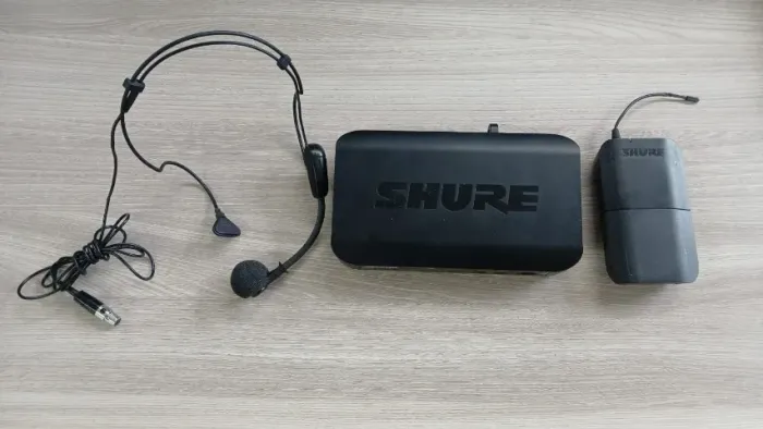 Kit Microfone Shure BLX4 M15 (Headset ou Lapela)