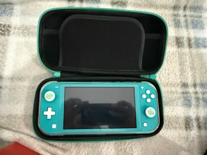 Nintendo Switch Lite Turquesa Desbloqueado + Cartão 128GB