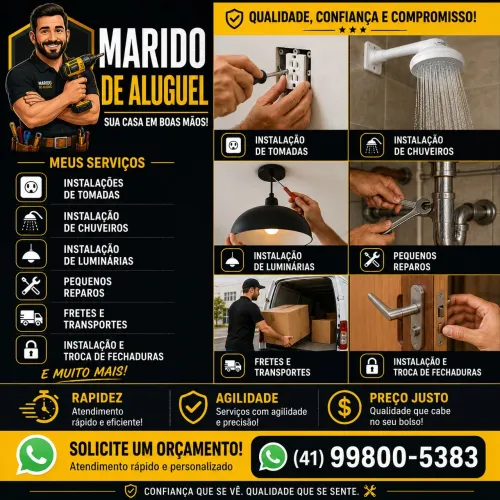 Marido de Aluguel /Serviços de manutenção domiciliar
