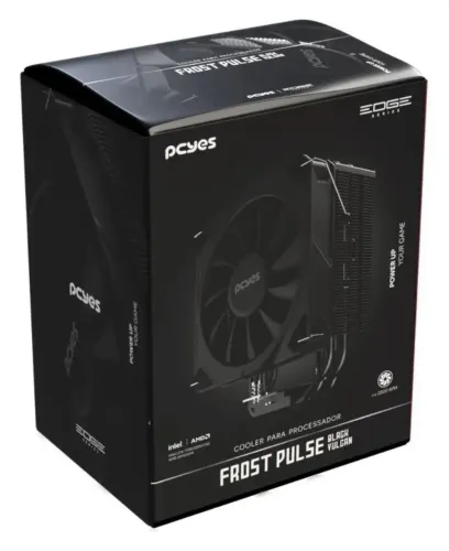 Cooler Para Processador PCYES Frost Pulse Black Vulcan
