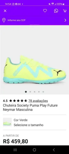 Chuteira society 41/42 PUMA future