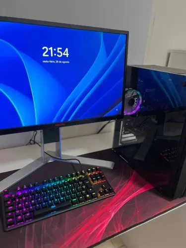 PC Gamer RTX 3060 12GB + Monitor 240Hz + BRINDE (Teclado HyperX)