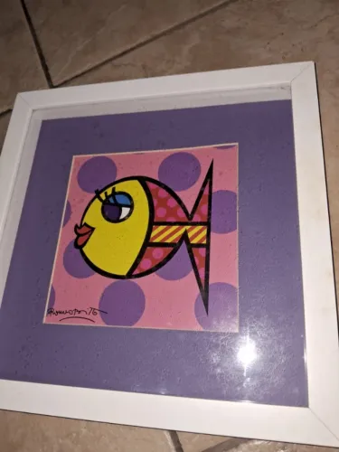 Quadro Romero Brito Peixe