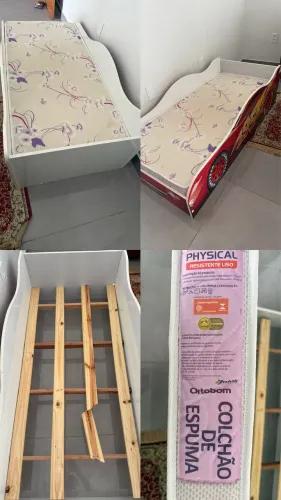 Cama Infantil com colchão