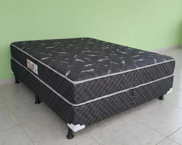 Cama box de casal molas ensacadas