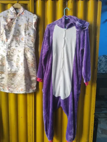 Pijama Unicórnio Roxo adulto