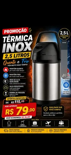 Térmica inox 2,5L "Últimas unidades" 