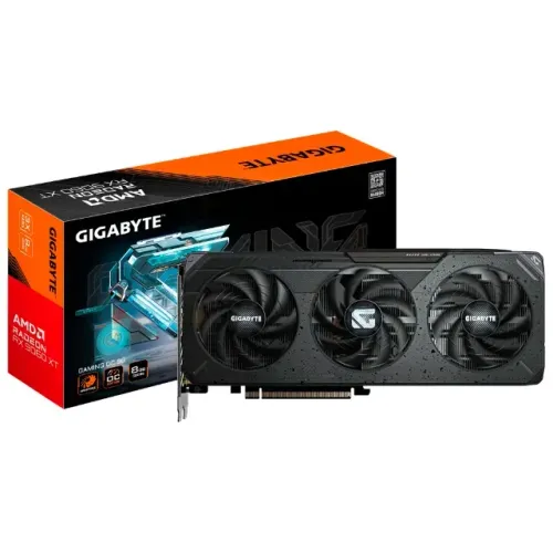 Placa De Vídeo Gigabyte Gaming Oc Wf 8GB Radeon Rx9060 Xt Gddr6 - Gv-r9060xtgaming Oc-8gd