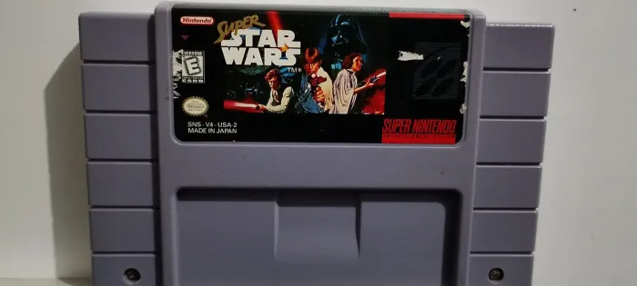 Cartuchos de Super Nintendo - Rei Leão e Star Wars