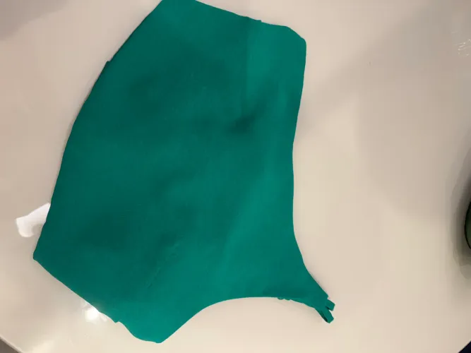 top amarração verde bandeira - tam P 