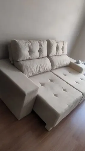 SOFA RETRATIL RECLINÁVEL 2MT FRETE GRÁTIS