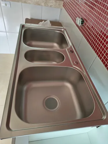 Vendo cuba inox tripla-tubax NOVA