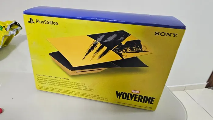 FACEPLATE PS5 SLIM VOLWERINE AMARELO