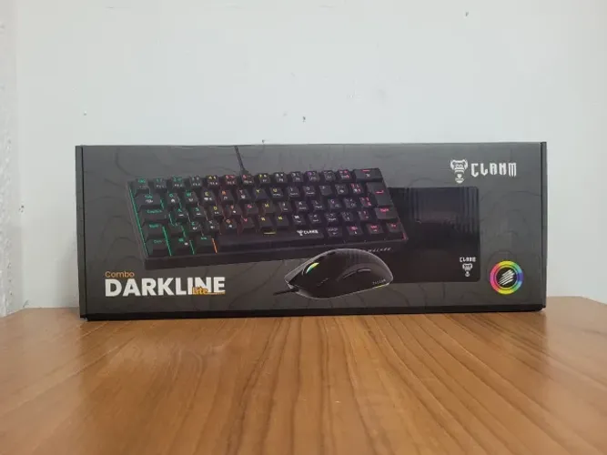 COMBO GAMER DARKLINE LITE MOUSE + TECLADO MECÂNICO + MOUSEPAD - CLANM