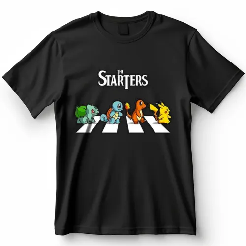 Camiseta The Starters Pokémon Beatles
