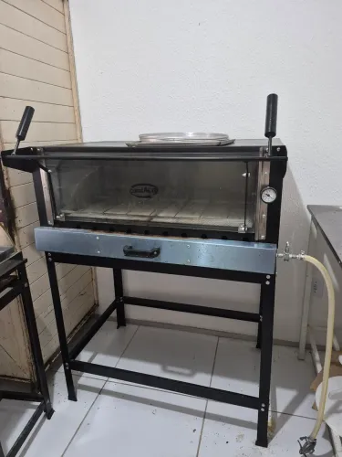 Forno refratário industrial para bolos, pizzas, etc.