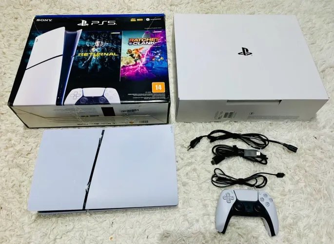 Ps5 Slim | DESBLOQUEÁVEL | firmware 13.60 | 1 Tera | aceito olx pay | impecável
