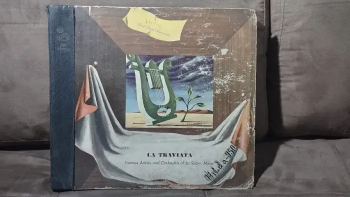 LA TRAVIATA RARIDADE BOX VINIL 78 RPM - RCA VICTOR