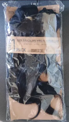 Cabelo 100% Brazilian virgin humano