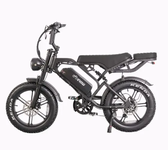 Bicicleta Elétrica Inow V20 Brake Pro 1000W NOVA Banco Preto e Marrom