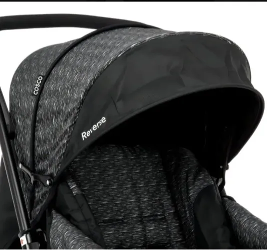 Carrinho de Bebê Reverse Roxo Rajado - Cosco Kids