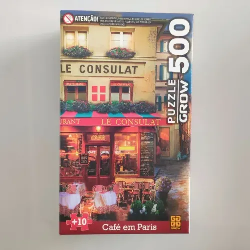 Quebra-Cabeça "Café em Paris" 500 peças - Grow