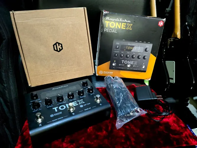 Pedaleira guitarra ik Amplitube tonex /ñ boss fractal line 6 Neural joyo mooer vox fender