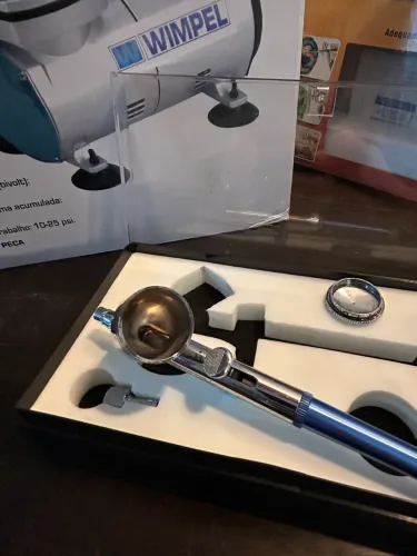 compressor Wimpel e aerógrafo Steulla 