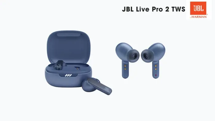 Earbuds JBL Live Pro 2 TWS Importado Original Novo Fora da Caixa, Cor Azul